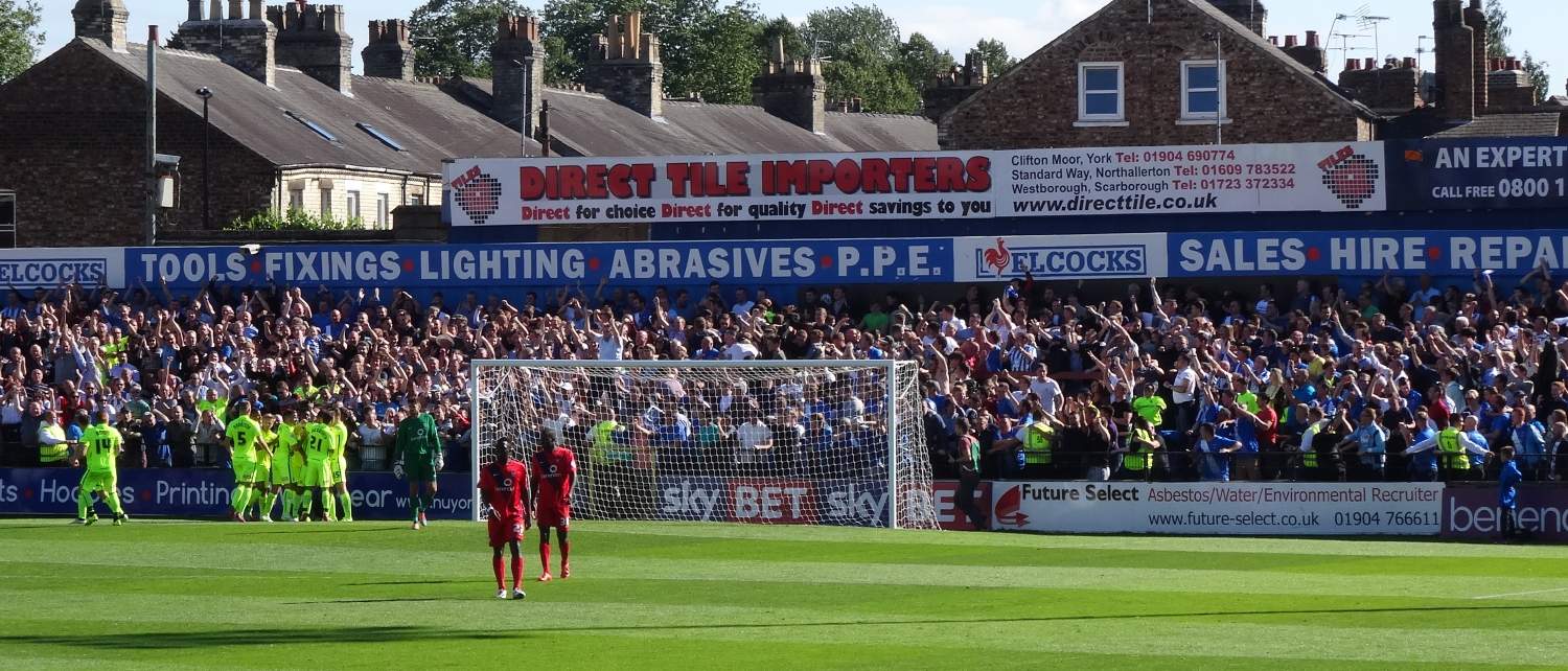 York City wave goodbye to Bootham Crescent