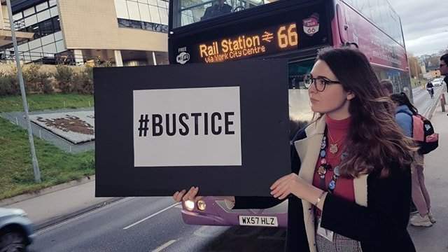 'Bustice' petition takes fight to buses